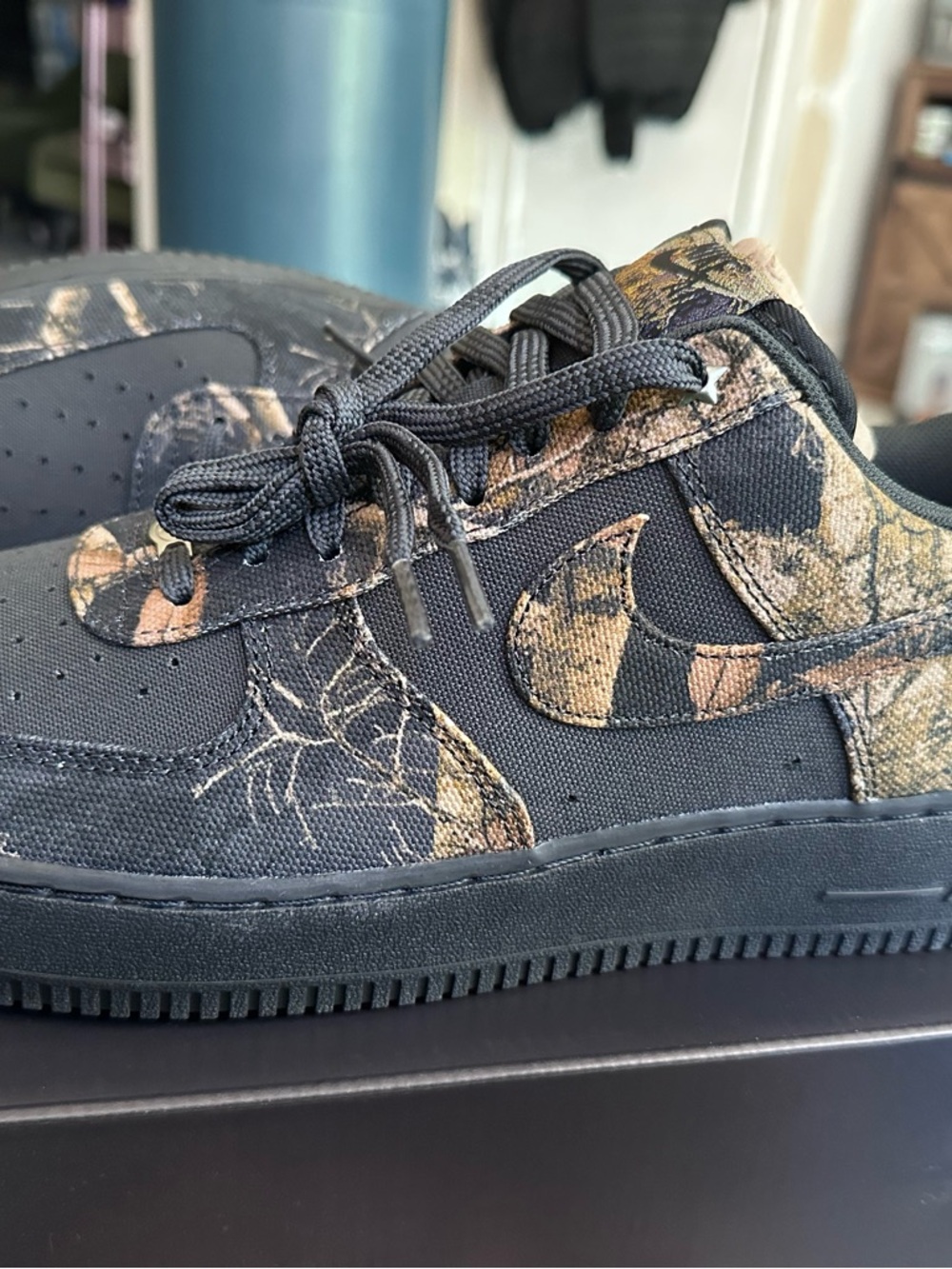 Nike Black with Brown Camo Air Force 1 Low - Picture 13 of 15